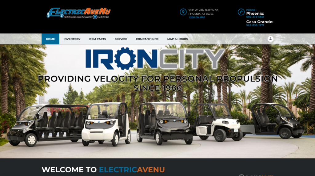 Web Design Electric AveNu