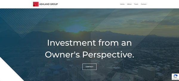 The Ashland Group Casa Grande Website Design